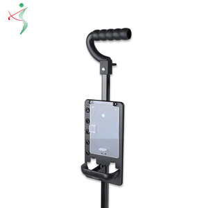Chariot de golf pliable léger de <span class=keywords><strong>2</strong></span>,82 kg à <span class=keywords><strong>2</strong></span> <span class=keywords><strong>roues</strong></span>, chariot à pousser/tirer en acier noir de style <span class=keywords><strong>caddy</strong></span> pour usage extérieur - Product Image 2