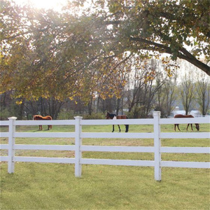 PVC 3 Rail caballo paddock granja valla poste <span class=keywords><strong>Rancho</strong></span> <span class=keywords><strong>blanco</strong></span> - Product Image 6