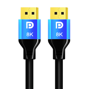 สายเคเบิลพีวีซี<span class=keywords><strong>8K</strong></span> DP TO DP DP CABLE ชุบทอง PD 1.4 Dynamic HDR DisplayPort สำหรับ<span class=keywords><strong>จอ</strong></span>มอนิเตอร์ทีวี - Product Image 1