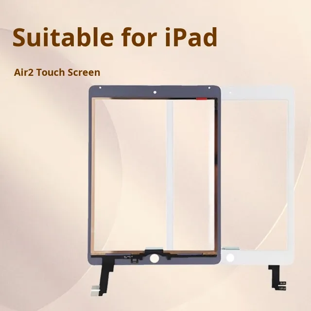 Compatible with iPad Air 2 Touch A1566 A1567 Touchscreen, Handwriting Screen, Outer Glass Screen