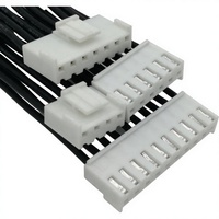Connecteur de faisceau de câblage d'alimentation JST série VH, pas de 3,96 mm, avec verrouillage, câble noir
