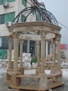 Ai Cập Tay Chạm Khắc Đá Điêu Khắc hoàng hôn màu Đỏ Đá Cẩm Thạch <span class=keywords><strong>gazebo</strong></span> - Product Image 5