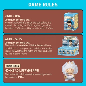 Figurines en PVC de la série Navigation King de POP Mart, jouets mystère en boîte aveugle, personnages de la série Frozen, modèles de poupées ciblés pour les fans - Product Image 2