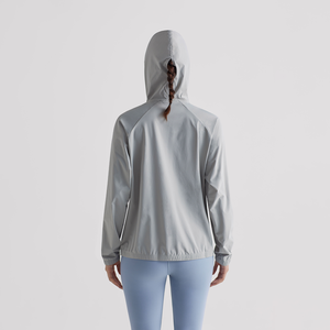 Sweat à capuche <span class=keywords><strong>anti</strong></span>-<span class=keywords><strong>UV</strong></span> UPF 50+ grande taille - T-shirt léger à manches longues à séchage rapide pour la course à pied, la randonnée, les activités de plein air et les trajets quotidiens - Product Image 6