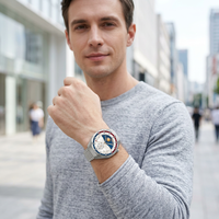 Montre connectée C15 PRO pour homme, écran OLED, étanche IP67, 3 bracelets, chargement sans fil, appels Bluetooth, boussole, suivi d'activité, modèle 2026, personnalisation OEM en usine