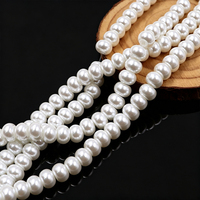 Perles plates en forme de bouton, multicolores, plusieurs tailles, perles en verre pour la fabrication de bijoux, collier, bracelet, bricolage