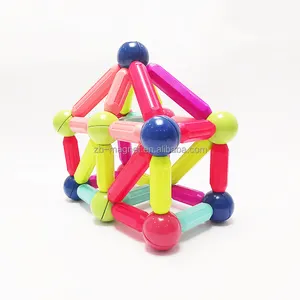 Magnetic Education Learning Building Sticks With Balls Strong Permanent Magnet Type