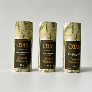 Prix usine 100% Tube de poussée de cylindre en carton biodégradable pour baume à lèvres et déodorant Tube de papier de conteneur de cosmétiques - Product Image 6