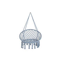 Fauteuil suspendu en acier et coton 80cm (Prof.) 63cm (Large) Hauteur 128cm 100KG