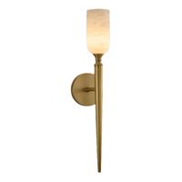 Lampe murale en albâtre naturel de style espagnol vintage français pour chambre à coucher, chevet, salon, hall d'hôtel et éclairage de couloir