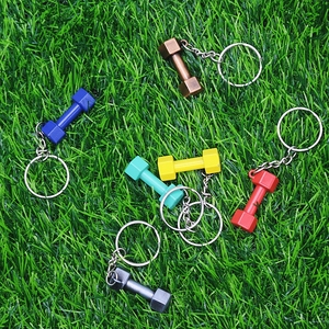 Banco de pesas ajustable multifunción, Llavero DIY de metal con diseño empresarial, sublimación <span class=keywords><strong>Pepin</strong></span>, llaveros DIY de pesas rellenas de arena - Product Image 3
