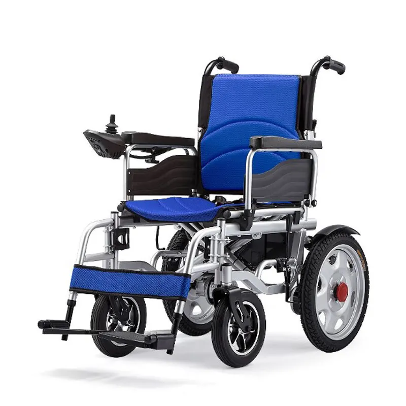 New Released Lightest Lithium Battery Electric Wheel Chair Lightweight Portable Foldable Electric wheelchair with Long Distance