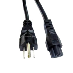 Nhà Máy 18AWG 5-15p để IEC phê duyệt NEMA C13 <span class=keywords><strong>AC</strong></span> dây cáp điện - Product Image 1