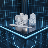 Modèle en résine personnalisé imprimé en 3D, plaque à main en ABS, usinage CNC, prototypage rapide, conception de diplôme