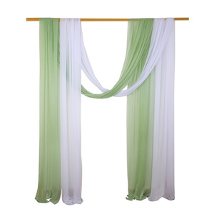 Rideaux de fond de scène pour mariage, rideaux d'arche de scène, rideaux en mousseline pour décoration de mariage, fête de Noël - Product Image 3