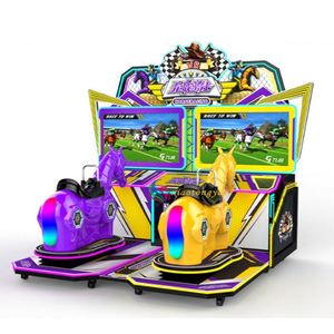 Máquina de Juego de Simulación de Carreras de Caballos Operada con Monedas, Hardware Acrílico, 450W, 2 Jugadores, Equipo para Parque de Diversiones - Product Image 2
