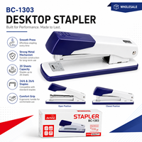 Agrafeuse de bureau de haute qualité, agrafeuse compacte pour bureau, capacité de 20 feuilles, pour l'école et les fournitures de bureau