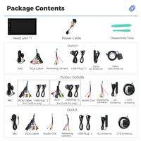 DUDUAUTO DUDU7 A7870 Reproductor Multimedia Inalámbrico para Auto con Carplay, Unidad Principal de Radio para VW, Kia, Hyundai, Toyota, Honda, Nissan
