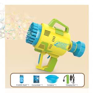 Pistola de Burbujas Automática de Camuflaje para Niños, Juguete con Luces, Nueva Mini Pistola de Aire de Burbujas Divertida - Product Image 4