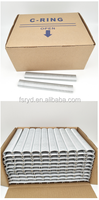Clous en acier galvanisé 16Ga C17 SC-660 1,6 mm, anneaux de fixation, agrafes, attaches, clips de bordure, agrafes