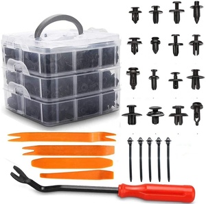 Bộ Dụng Cụ Giữ Xe Ô Tô Kẹp Tự Động 620 Chiếc, Bộ Ốc Vít Bằng Nhựa Bộ Dụng Cụ Đinh Tán Fender 16 Kích Cỡ Phổ Biến Nhất - Product Image 1