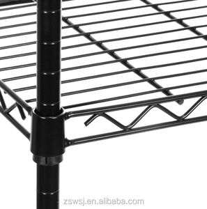 מסעדת מטבח אחסון מדף מדף התאמת שחור אבקה מצופה פלדת מדפי - Product Image 5