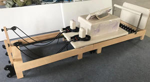 Máquina reformadora de Pilates plegable portátil, equipo de cama plegable de madera de alta calidad - Product Image 4