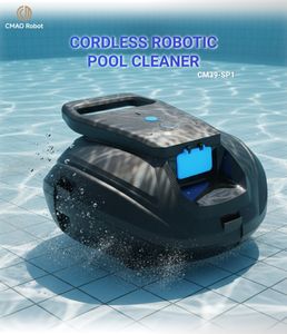 <span class=keywords><strong>Aspirateur</strong></span> de <span class=keywords><strong>piscine</strong></span> sans fil CMao Robot avec télécommande, nettoyage automatique, batterie 4000 mAh, franchissement d'obstacles de 6 mm - Product Image 1