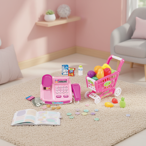 Supermarché jouer ensemble commercial panier meilleur <span class=keywords><strong>jouet</strong></span> <span class=keywords><strong>caisse</strong></span> <span class=keywords><strong>enregistreuse</strong></span> - Product Image 3