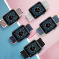 Bracelet de montre en nylon VILO VL--N016, 70 couleurs, luxe/sport/mode, pour montre série 8 7 6 5 SE, respirant, doux