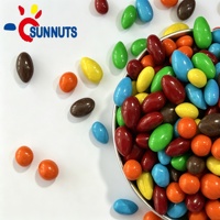Chocolat enrobé de pralin aux graines de tournesol de qualité supérieure certifié BRC, aux couleurs arc-en-ciel, en forme de boule de chocolat Sunny Drop, délicieux en accompagnement