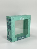 Boîtes à cadeaux d'emballage en papier de carton imprimé de logo personnalisé boîtes à couvercle transparent et à tiroirs emballage de café couvercle transparent extractible