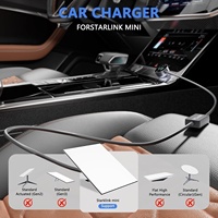 Câble d'alimentation pour voiture Starlink Mini 3M (10 pieds) avec affichage de tension pour allume-cigare 12V-24V vers 30V 3A, sortie DC amplifiée pour voiture, camion, camping-car