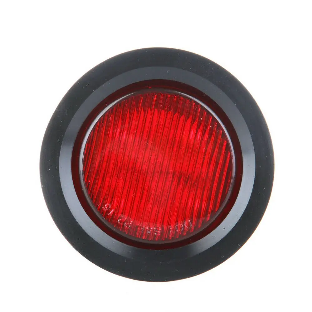 2.5 inch Turn Tail Signal Lights Round 13 LED Side Marker trailer truck light