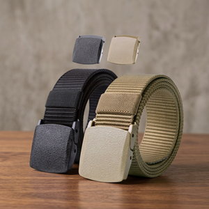 OEM High Quality Vintage Tactical Web Belt Nylon Material with <b>Plastic</b> for Buckle for Safety Protection Factory Sale - Product Image 1