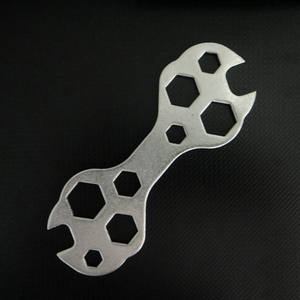 Llave multifuncional de acero con múltiples orificios para bicicletas de montaña y vehículos infantiles - Product Image 4