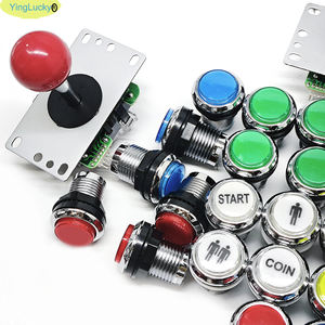 Kit Fai-da-Te per Gioco Arcade a <span class=keywords><strong>2</strong></span> Giocatori con Joystick Classico a 8 Direzioni e Pulsanti LED Argento - Product Image 2