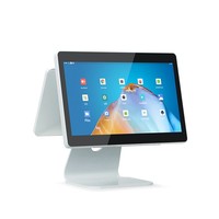 Terminal de Caja Registradora Táctil Todo en Uno de 156/116 Pulgadas con Windows 10/Android 11 para Supermercado/Restaurante