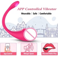 Kabellose Vibratoren für Frauen mit App-Fernbedienung, Tragbare Sexspielzeuge für Aufregende Momente, Einführbares Sexspielzeug