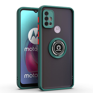 Funda de teléfono mate translúcido para MOTO, soporte de anillo magnético de TPU + PC, G30, G50, G60, ONE FUSION <span class=keywords><strong>PLUS</strong></span>, ONE, macro/G8, PLAY - Product Image 6