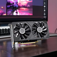 Carte graphique pour ordinateur JGINYUE RX 6500 XT 4GD6, carte graphique de jeu GPU, mémoire vidéo GDDR6, ventilateur de refroidissement pour PC