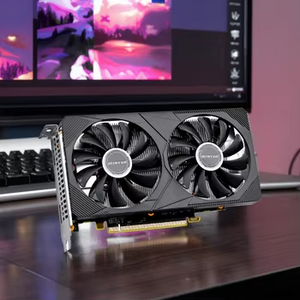 การ์ดจอคอมพิวเตอร์4GD6 <span class=keywords><strong>RX</strong></span> 6600 XT การ์ดเกม GPU พัดลมทำความเย็น GDDR6ความจำสำหรับพีซี - Product Image 4