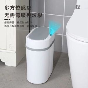Cubo de basura inteligente con sensor y apertura automática de tapa para uso en el hogar, baño, cocina y dormitorio. - Product Image 1