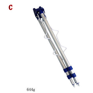 Support télescopique de <span class=keywords><strong>canne</strong></span> à pêche triangulaire Portable en alliage d'aluminium - Product Image 5