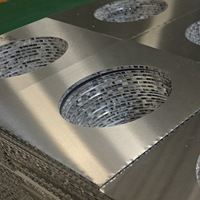 Panneau de cloison en nid d'abeille en aluminium, panneau mural léger pour systèmes d'intérieur modulaires