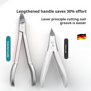 2025 yeni alman Zhuoqi tırnak makası Ultra keskin eğimli kenarları kırpma için paslanmaz çelik bıçak tırnak oluklar - Product Image 6