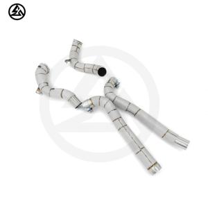 Tubo de bajada CSZ de ajuste perfecto para <span class=keywords><strong>Mercedes</strong></span> Benz <span class=keywords><strong>AMG</strong></span> GT GTC GTR <span class=keywords><strong>GTS</strong></span> 4,0 T, tubo de escape de flujo libre, tubos de rendimiento del sistema de escape - Product Image 2