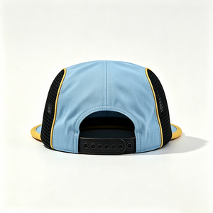 Gorra de Lona de 5 Paneles para Hombre, Dos Tonos, Secado Rápido, Transpirable, Ligera, para Correr, Ciclismo, Senderismo, Deporte al Aire Libre, con Logotipo Personalizado - Product Image 4