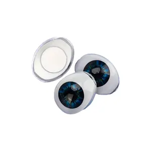 Hochwertiges Puppen zubehör ABS Kunststoff augen Großhandel 4 mm - 26 mm Oval Realistic Eyes