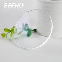Lentille optique asphérique indice 1.60, super hydrophobe, revêtement vert HMC AR, lentille de lunettes SHMC